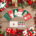 Miniatyrbild 5 av 5: (B)12-pack DIY julklapps-presentkort, anpassningsbara julhälsningar