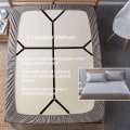 Miniatyrbilde 2 av 4: (2 sett/4 stk, svart) Lakenklipsstropper - 2-veis justerbar