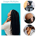 Miniatyrbild 4 av 5: 9 stycken låsnålverktyg Dreadlocks Hår låsverktyg för flätning för mikrohår extensions