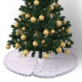 Miniatyrbilde 1 av 4: 75 cm kunstig plysj juledekorasjonstre gulvmatte teppe