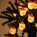 Miniatyrbilde 1 av 5: Batteridrevet julelys med julepynt fra Santa Claus, utendørsdekorasjon