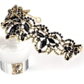 Miniatyrbillede 6 af 6: (Sort) Dame Tiara Guld Krone Piger Bryllup Prinsesse Fødselsdag Krystal Rhinestone Pandebånd Egnet