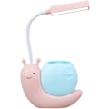 Miniatyrbilde 1 av 5: Søt Barnelampe med Penneholder, LED Skrivebordslampe for Barn, Snegleformet USB-lading Student Læringsøye Beskyttelseslampe