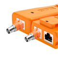 Pikkukuva 2 / 4: BNC - RJ45 naar RJ45 Naar-Urosovittimen Adapteri Koaksiaaliliitäntä Linjan Testaajalle (Oranssissa)