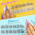 Miniatyrbild 2 av 5: 41 Ask Rhinestones för Naglar, Nagelstenar 5 Ask Nagelkonst Rhinestones 36 Ask Nagelflingor, Nagelstenar Sten Nageldesign