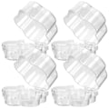Miniatyrbilde 3 av 5: 4 stk Gasskomfyr-knappdeksler for barnesikkerhet, bunnhullsåpning 4 cm, gjennomsiktig design Ovn- og gasskomfyr-knappdeksler