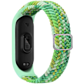 Miniatyrbillede 1 af 4: Denim Flettet Solo Loop Rem Kompatibel med Xiaomi Mi Band