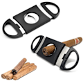 Miniatyrbillede 1 af 5: Cigarsaks, Butterfly Cutter, ABS, Sort