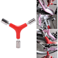 Miniatyrbillede 3 af 4: Cykkel Hex Nøgle, Bærbar Letvægts Cykel Trekant Nøgle, Mindre Anstrengelse, Høj Hårdhed, 3 Vejs Trekant Allen Hexagonal Nøgle til Reparation Hardwa