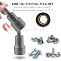 Miniatyrbillede 3 af 5: Magnetisk Hex Socket 14Pcs Slagdriver Socket 6-19mm, Magnetisk Hex Socket Nøglesæt Magneti
