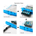 Miniatyrbilde 5 av 5: Vanntett mobildeksel for smarttelefon - Universell - Lilla
