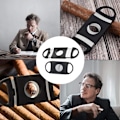 Miniatyrbillede 5 af 5: Cigarsaks, Butterfly Cutter, ABS, Sort