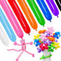 Miniatyrbillede 1 af 5: (100 stk) 260 Balloner Modellering Balloner Lange Tynde Latex Balloner til Fødselsdag Bryllup, Vridning Balloner til Begyndere