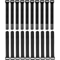 Miniatyrbillede 1 af 5: Kabelbinder [20 stk], 20 cm Kabelstropper, Genanvendelige Nylon Kabelbinder