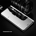 Miniatyrbilde 2 av 5: (Speil Sølv QH) Kompatibel med Huawei P30 Pro Mobiltelefonveske Klar Visning Speil Klaff Co