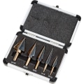 Miniatyrbillede 5 af 5: Trin Drill Bits, 5 stk. Titanium Trin Drill Bits, 50 Si