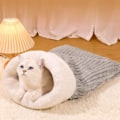 Miniatyrbild 5 av 5: Kattsovsäck, Varm Kattsovplats, Sovtillbehör för Husdjur, Mjuk Kattbädd, Husdjurstillbehör