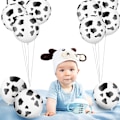 Miniatyrbillede 4 af 5: 100 stk. 10 tommer ko-balloner ko-print balloner ko-fest ball
