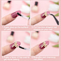 Miniatyrbillede 3 af 5: 20 stk. Bøjler Neglekunst Dekoration, 3D Bøjle Negle Rhinestones og Perle Charm Guld Krystal Kunst Tilbehør til Kvinder Piger DIY