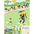 Miniatyrbild 5 av 5: Solrobotleksak för barn 11 i 1 hydrauliska vetenskapliga robotkonstruktionsspel Present