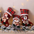 Miniatyrbillede 4 af 5: Jule Strømper, Jule Sokker, Jule Dukkesokker Gavepose Juletræspendant Julepynt