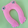 Miniatyrbillede 1 af 5: Bærbart Toiletsæde til Småbørnsrejser (Pink Frog) - Non-Sl