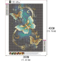 Miniatyrbillede 2 af 5: DIY 5D Diamantmaleri, 2 stk. Krydssting Broderi Sæt