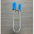 Miniatyrbillede 2 af 5: 4-pak Fleksibel Lang Aftræksbørste, Dobbelt Elastisk Endet Nylon Rengørings Slange Rør Børste 61 tommer Rustfrit Stål og 2 P
