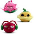 Pikkukuva 1 / 5: 3 kappaletta Plants vs Zombies -hahmopehmot, PVZ-pehmolelut lapsille joulu- ja syntymäpäivälahjoiksi, kasvi