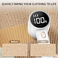 Miniatyrbillede 2 af 5: 1 stk. Stofshaver, Fnullerfjerner Genopladelig, Elektrisk Bærbar Sweater Defuzzer med 3 Hastigheder, Digitalt LED Display til Fjernelse af Fnuller fra Tøj, F