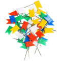 Miniatyrbillede 1 af 5: 100 stk. flagpin, trykflag, flag trykpin, flag trykpin, markering