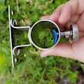 Miniatyrbillede 4 af 4: (7×5×5cm) Parasolholder til altanrækværk, rustfrit stål, paraplyklemme, paraplyholder til fiskekasse, rustfrit stål