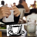 Miniatyrbillede 3 af 4: Serviet Holder til Bord, Landkøkken Cocktail Serviet Dispenser Rustfrit Stål Serviet Holdere til Spisebord