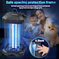 Miniatyrbild 4 av 5: Bug Zapper utomhus, 4200V elektrisk myggzapper inomhus, insektsflugzapper vattentät wi