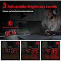 Pikkukuva 5 / 5: 3D LED digitaalinen herätyskello, seinäkello, digitaalinen kello, 3D LE