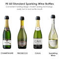 Miniatyrbillede 3 af 4: Champagne / Vinprop - Vakuumforsegling - Sort Prop