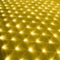 Miniatyrbilde 1 av 5: Varmt hvitt nettlys, 192 LED-nettlys 3M X 2M 8 vanntett