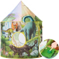 Miniatyrbild 1 av 5: Dinosaurie Barn för Barn, Lekstuga för Barn, Inomhus Lekstuga med Rytande Knapp, Barnens Tält,