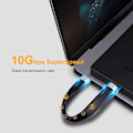 Pikkukuva 5 / 5: Type-C Datakaapeli Lyhyt Type-C - Type C/USB A Uros 480Gbps 3A, Fa