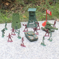 Miniatyrbild 4 av 5: 238 delar medeltida antika soldater, plastkrigsarmé militär