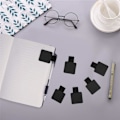 Miniatyrbillede 2 af 4: 12 Pak Notebook Pen Loop Holder Selvklæbende Penholder Blyantholdere Elastisk Loop Designet til Notesbøger Journaler Ca
