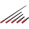 Miniatyrbilde 1 av 5: 5 stk Magnetisk Bittholder, 50/60/100/150/300mm Lang Slagdriver Bittholder, 6.35mm Hex Schaft Skrutrekker Forlengelse