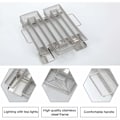 Miniatyrbillede 3 af 5: (22,5 x 17,5 x 4,5 cm) Rustfrit Stålskala Røggenerator til Skala Ryger Kold Røg Ge