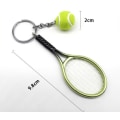 Pikkukuva 1 / 4: Mini vihreä tennismaila avaimenperä, tennisriipus mini urheiluauto