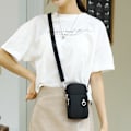 Miniatyrbillede 2 af 3: Mobiltelefon crossbody taske Sort