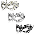 Miniatyrbilde 1 av 5: 3 stk. Voksen Maskerade Maske Mystiske Morsomme Blondemasker for Par Kvinner Menn Blonde Hodeplagg Forkledning for Kostymer