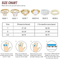 Miniatyrbillede 2 af 5: Guld Knuckle Ringe Sæt til Kvinder, Sarte Enkle Trendy Søde Stabelbare Finger Ringe Pakke, Stabling Lagdeling på Tommelfinger og