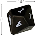 Miniatyrbillede 4 af 4: 10-sidet terning, pakke med 6