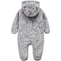 Pikkukuva 2 / 6: (Harmaa) Vastasyntyneen Onesie Hupullinen Fleece Onesie Pitkähihainen Onesie Ulkovaatteet Setti