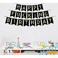 Miniatyrbillede 2 af 5: Sort Happy Fucking Birthday Flagbanner
